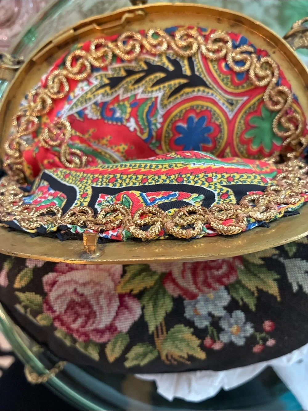 Antique hand stitched